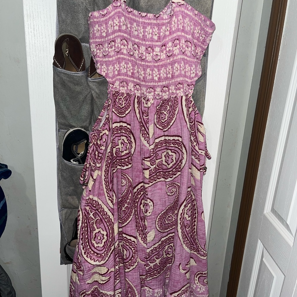 SO Pink and Purple Paisley Dress